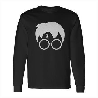 Harry Glasses Lightning Bolt Hair Long Sleeve T-Shirt | Favorety UK