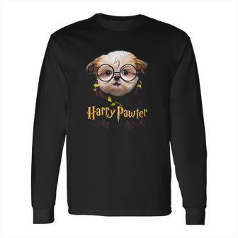 Harry Pawter Cute And Funny Shih Tzu Puppy Dog Lover Long Sleeve T-Shirt | Favorety