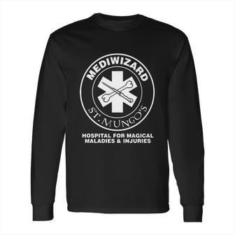 Harry-Potter-St-Mungos-Hospital-Mediwizard-Mans-T-Shirt--Leaftunes---Black-L Long Sleeve T-Shirt | Favorety CA