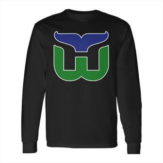 Hartford Whalers Hockey Retro Long Sleeve T-Shirt | Favorety