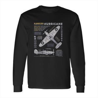 Hawker Hurricane Battle Of Britain Wwii Raf Fighter Plane Long Sleeve T-Shirt | Favorety AU