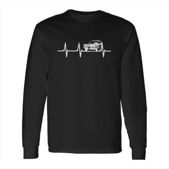 Heartbeat Ford Mustang Love Tshirt Iconic American Muscle Car Cool Shirt Long Sleeve T-Shirt | Favorety AU