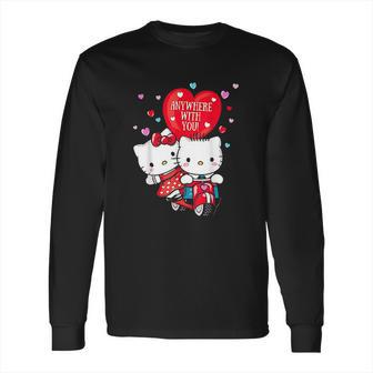 Hello Kitty And Dear Daniel Anywhere With You Valentine Long Sleeve T-Shirt | Favorety UK