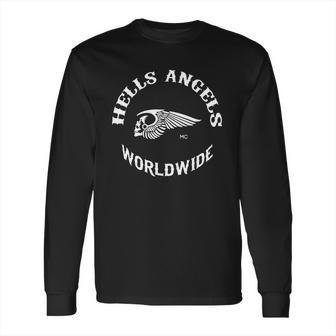 Hells Angels Worldwide T Shirt Long Sleeve T-Shirt | Favorety