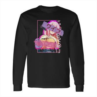 Hentai Vaporwave Concept Design Lewd Japanese Oppai Girl Long Sleeve T-Shirt | Favorety CA