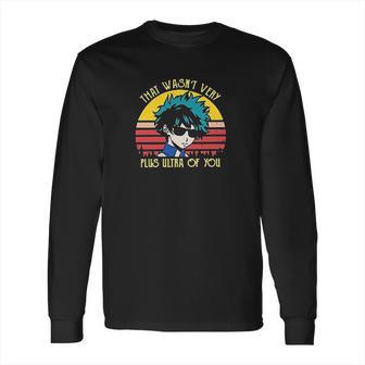 My Hero Academia Mha Deku Izuku Midoriya Long Sleeve T-Shirt | Favorety