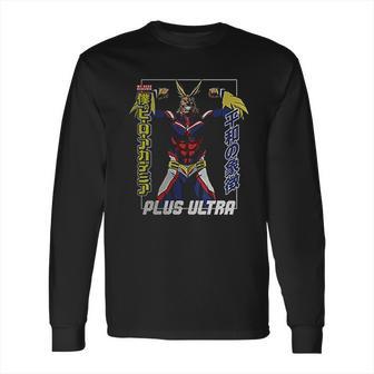 My Hero Academia All Might Shirt Plus Ultra My Hero Academia Long Sleeve T-Shirt | Favorety UK