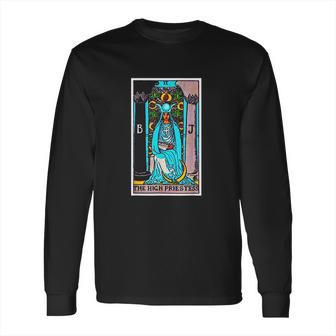 High Priestess Tarot Card Psychic Occult Metaphysical Long Sleeve T-Shirt | Favorety DE