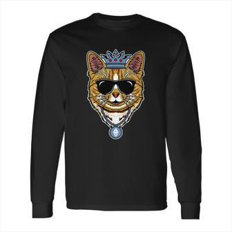 Hodl Ethereum Eth Cat King Crypto Currency Moon Long Sleeve T-Shirt | Favorety