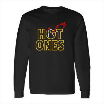 Hot Ones Simple Line Art Long Sleeve T-Shirt | Favorety DE