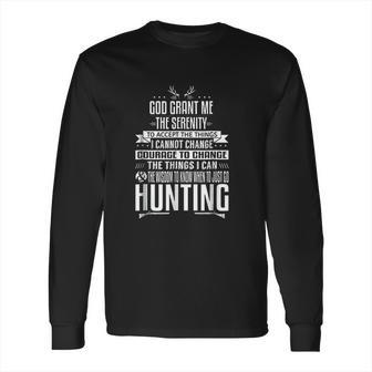 The Hunters Serenity Prayer Deer Long Sleeve T-Shirt | Favorety DE