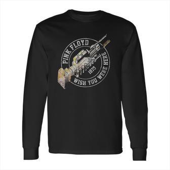 Impact Originals Coal Floyd Rock Band Wish You Were Here Long Sleeve T-Shirt | Favorety AU