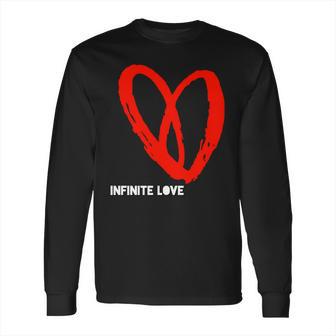 Infinite Love Valentine Heart Science Space Math Infinity T Long Sleeve T-Shirt | Favorety