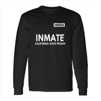 Inmate California State Prison Jail Costume T-Shirt Prisons Long Sleeve T-Shirt | Favorety