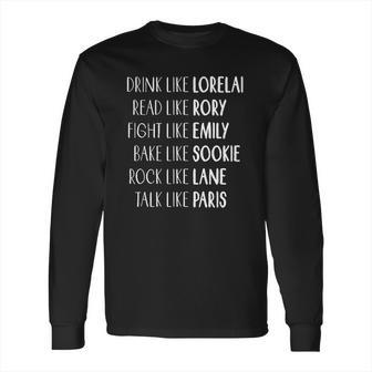 Instant Message Gilmore Girls Name List Long Sleeve T-Shirt | Favorety CA