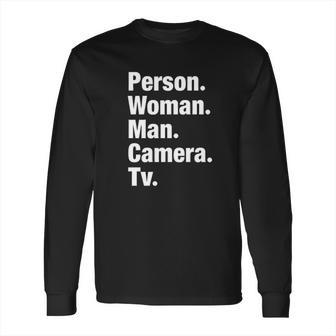 Iron Person Woman Man Camera Long Sleeve T-Shirt | Favorety CA