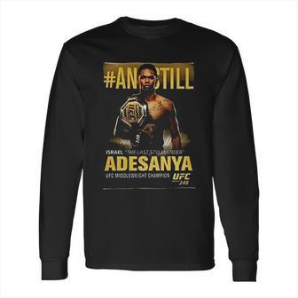 Israel Adesanya Retro Vintage Long Sleeve T-Shirt | Favorety AU