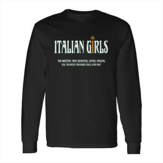 Italian - Italian - Italian Girls T-Shirt Long Sleeve T-Shirt | Favorety DE