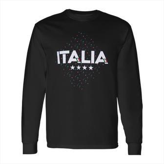 Italy Italia Ringer Long Sleeve T-Shirt | Favorety