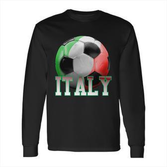 Italy Soccer Logo Long Sleeve T-Shirt | Favorety