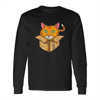 If Its Fits Sit Cat Box Funny Quote For Owner Long Sleeve T-Shirt | Favorety