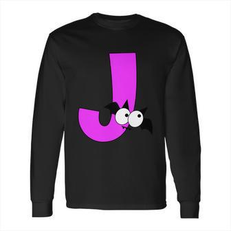 J Name Charater Dracula Halloween Quote Long Sleeve T-Shirt | Favorety DE