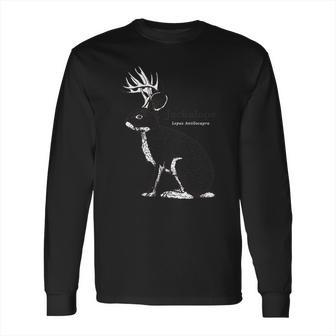 Jackalope Folklore Cryptozoology Jackrabbit Long Sleeve T-Shirt | Favorety AU