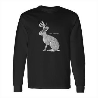 Jackalope Funny Rabbit Long Sleeve T-Shirt | Favorety AU