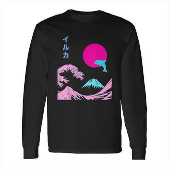 Japanese Dolphin Long Sleeve T-Shirt | Favorety AU