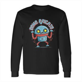 Japanese Pop Culture Music Robot Domo Long Sleeve T-Shirt | Favorety AU