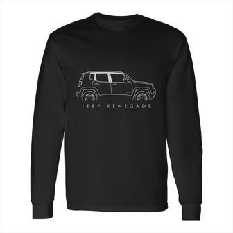 Jeep Renegade - Stencil T-Shirt Long Sleeve T-Shirt | Favorety DE