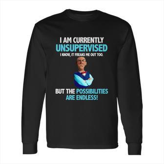 Jeff Dunham Walter I Am Currently Unsupervised I Know It Freaks Shirt T Shirt Tee Long Sleeve T-Shirt | Favorety AU