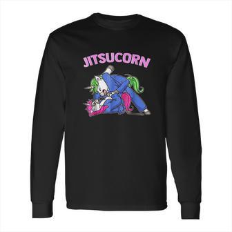 Jitsucorn Unicorn Brazilian Jiu Jitsu Bjj Long Sleeve T-Shirt | Favorety DE