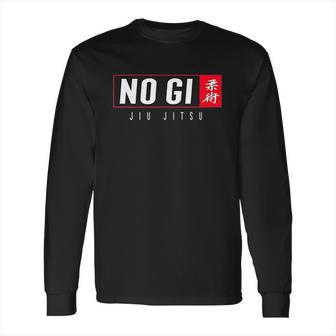 Jiu Jitsu Black Belt No Gi Light Gift Martial Arts Bjj Long Sleeve T-Shirt | Favorety UK