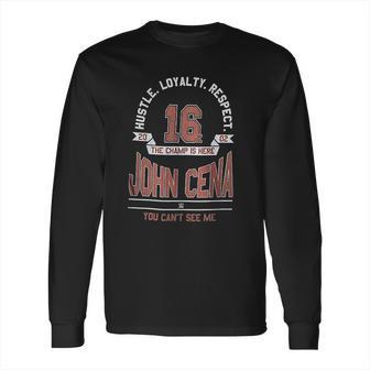 John Cena Fire Color Long Sleeve T-Shirt | Favorety