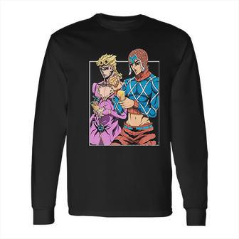 Jojos Bizarre Adventure Enjoying Ice Cream Long Sleeve T-Shirt | Favorety UK