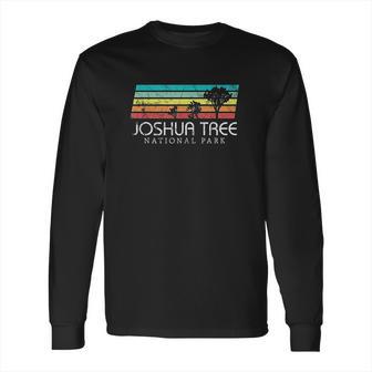 Joshua Tree California Vintage Retro Camping National Park Long Sleeve T-Shirt | Favorety UK