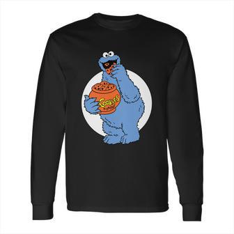 Junk Food Cookie Monster T Shirt Worn By Rachel On Friends Vintage Htf Rare S Long Sleeve T-Shirt | Favorety