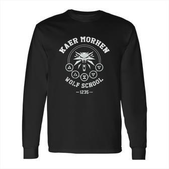 Kaer Morhen Wolf School Long Sleeve T-Shirt | Favorety CA