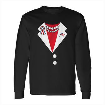 Kamala Harris 2020 Pantsuit Costume Election Funny Halloween Long Sleeve T-Shirt | Favorety DE