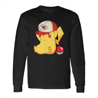 Kansas City Chiefs Pikachu Pokemon Shirt Long Sleeve T-Shirt | Favorety DE