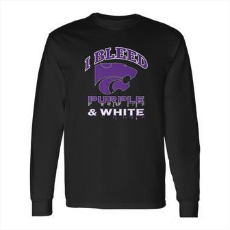 Kansas State Wildcats I Bleed Colors Apparel Long Sleeve T-Shirt | Favorety UK