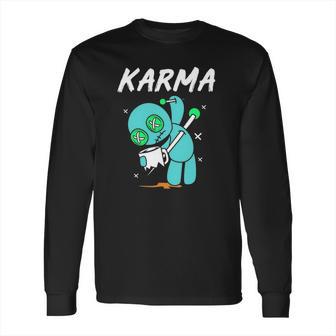 Karma Cute Anime Kawaii Pastel Goth Emo Punk Voodoo Doll Long Sleeve T-Shirt | Favorety CA