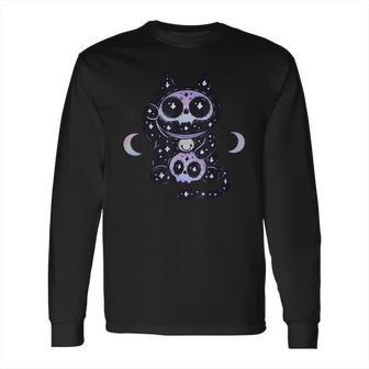 Kawaii Pastel Goth Art Creepy Cute Cat Japan Meow Kitten Long Sleeve T-Shirt | Favorety DE