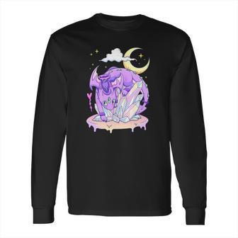 Kawaii Pastel Goth Cute Creepy Crystal Dragon Long Sleeve T-Shirt | Favorety DE