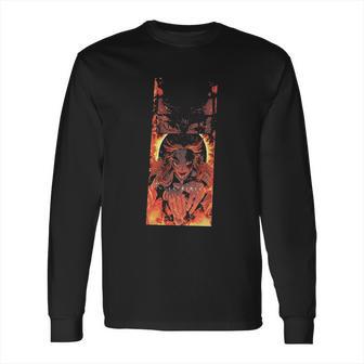 Kimetsu No Yaiba Demon-Slayer On Fire Long Sleeve T-Shirt | Favorety CA