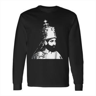 The King Stands Haile Selassie Crown Long Sleeve T-Shirt | Favorety UK