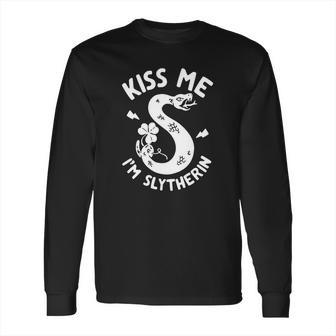 Kiss Me Im Slytherin T-Shirt T-Shirt Long Sleeve T-Shirt | Favorety CA