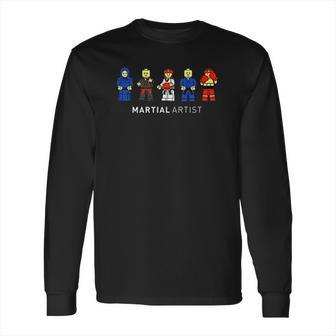 Korea Taekwondo Martial Arts Lego Long Sleeve T-Shirt | Favorety