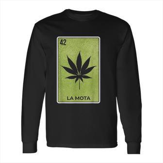 La Mota Mexican Card Funny Mexico Long Sleeve T-Shirt | Favorety UK